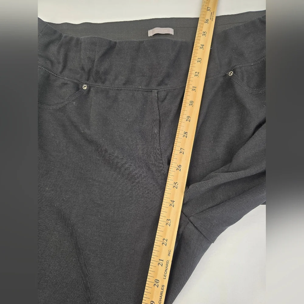 Maurices Black 18W Wide Elastic Waistband Pull-On Ankle Pants 2327-CB